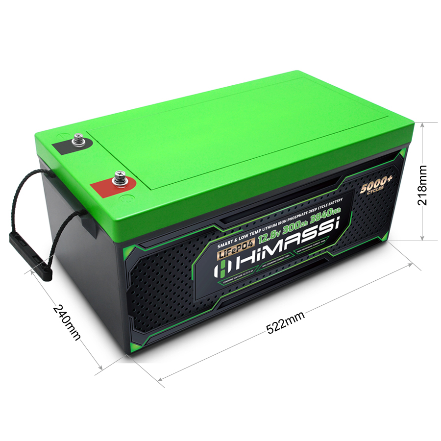 HiMASSi 12V 300Ah LiFePO4 Battery : H300-12V - Image 3