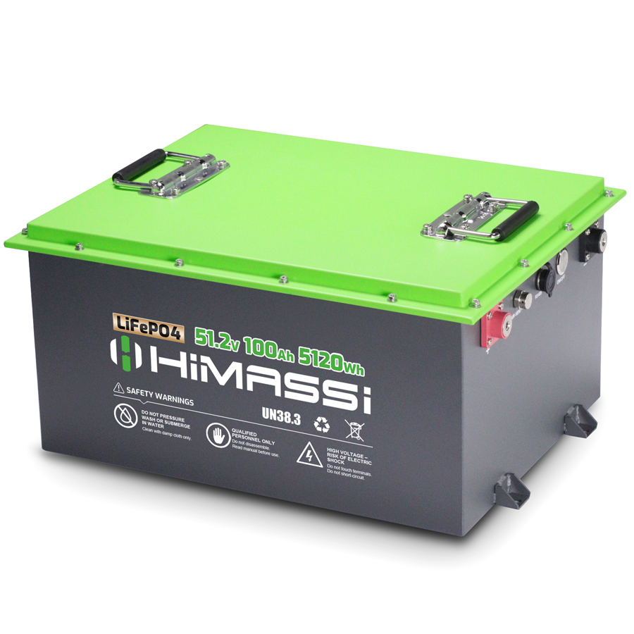 HiMASSi 51.2V 100Ah LiFePO4 Battery : H100-48V - Image 3