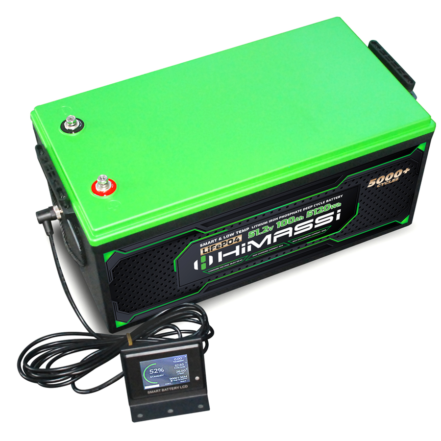 HiMASSi 51.2V 100Ah LiFePO4 Battery : H100-51.2V - Image 3