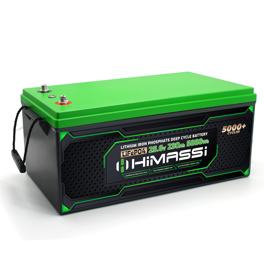 HiMASSi 24V 230Ah LiFePO4 Battery : H230-24V