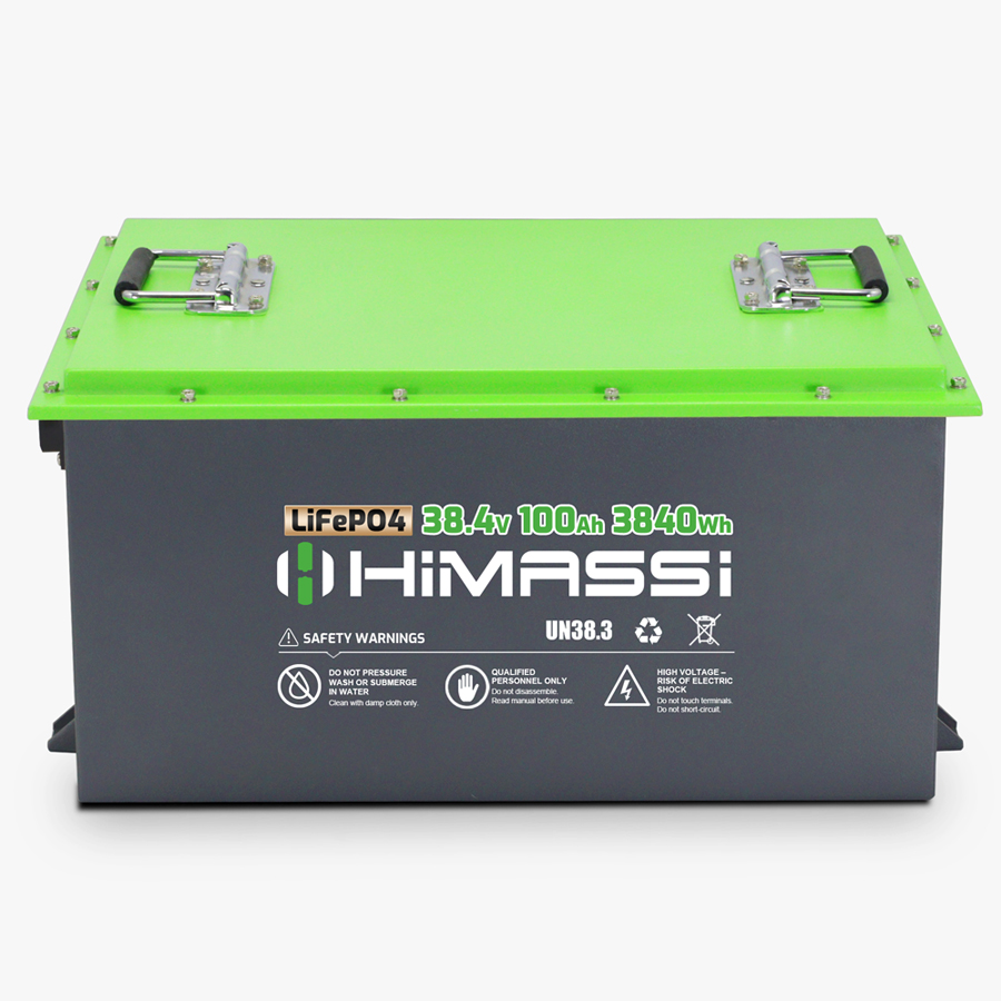 HiMASSi 38.4V 100Ah LiFePO4 Battery : H100-36V - Image 3