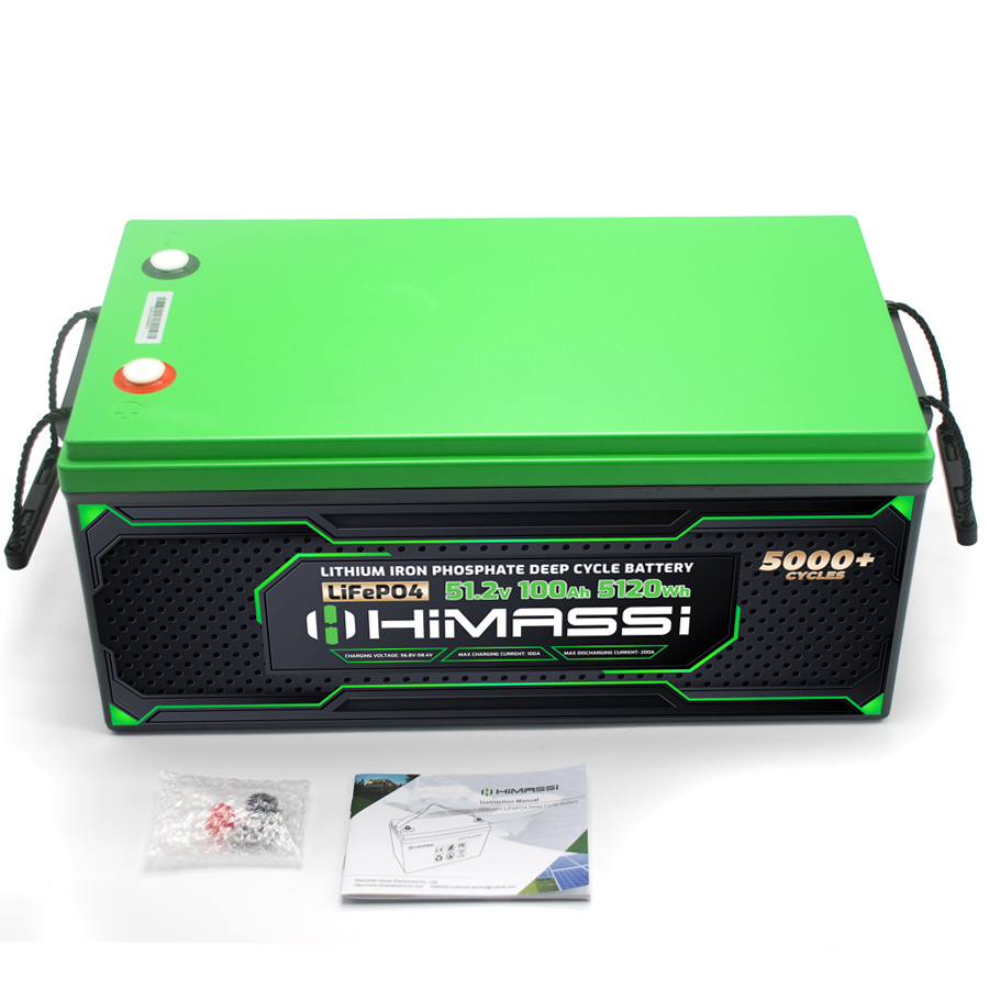 HiMASSi 51.2V 100Ah LiFePO4 Battery : H100-51.2V - Image 4