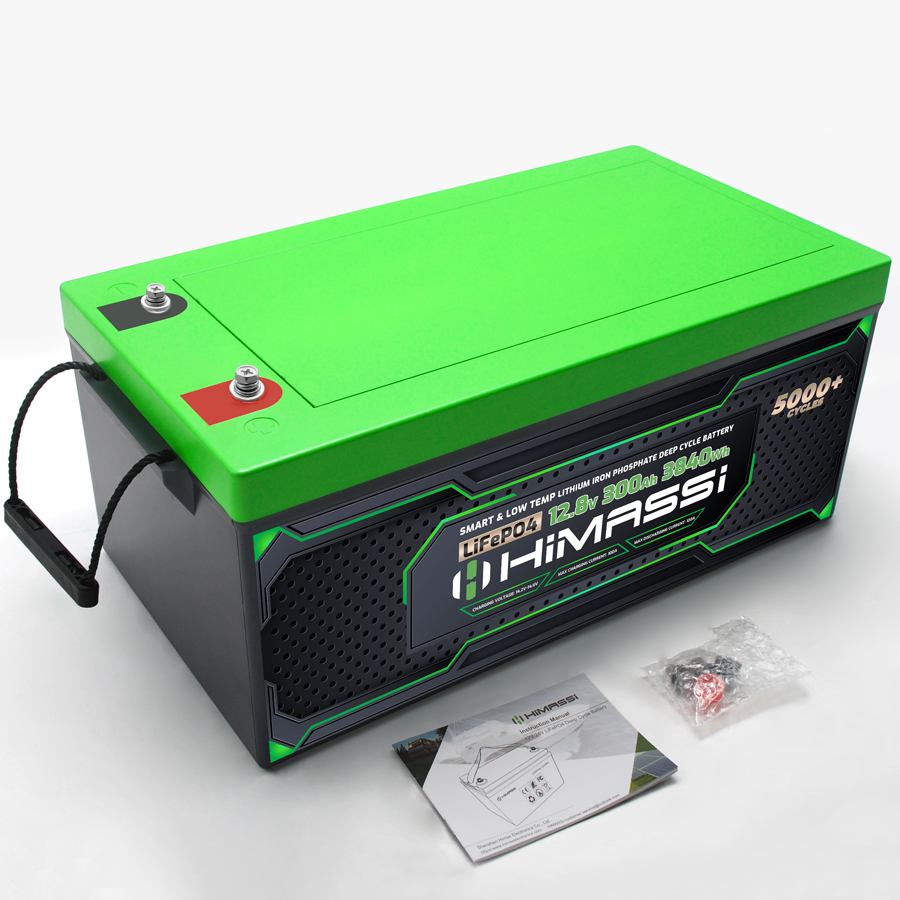 HiMASSi 12V 300Ah LiFePO4 Battery : H300-12V - Image 2