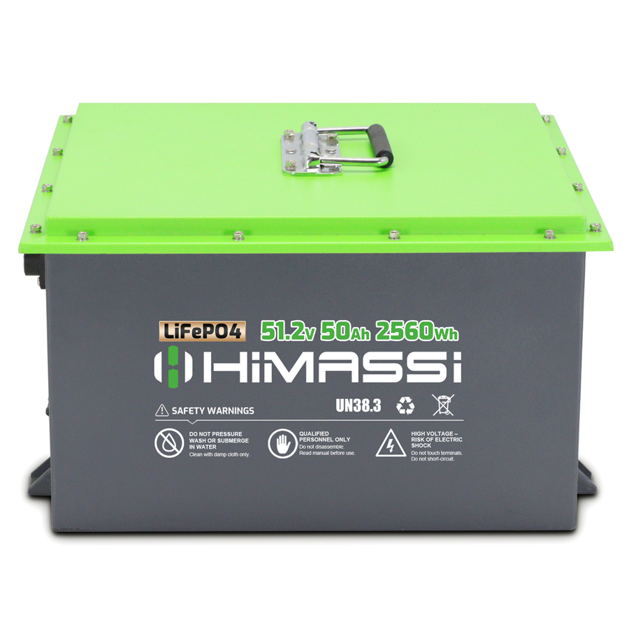 HiMASSi 51.2V 50Ah LiFePO4 Battery : H50-48V - Image 3