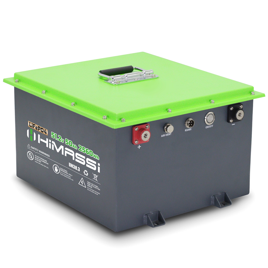 HiMASSi 51.2V 50Ah LiFePO4 Battery : H50-48V